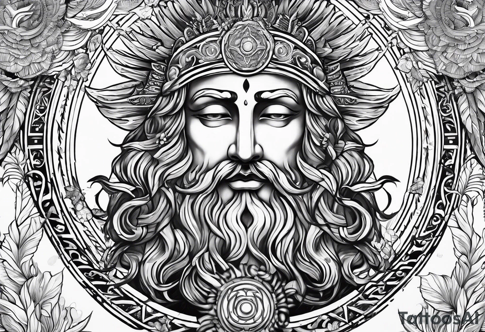 apollo
god of the sun tattoo idea