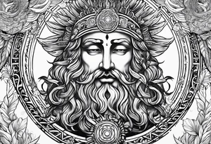 apollo
god of the sun tattoo idea