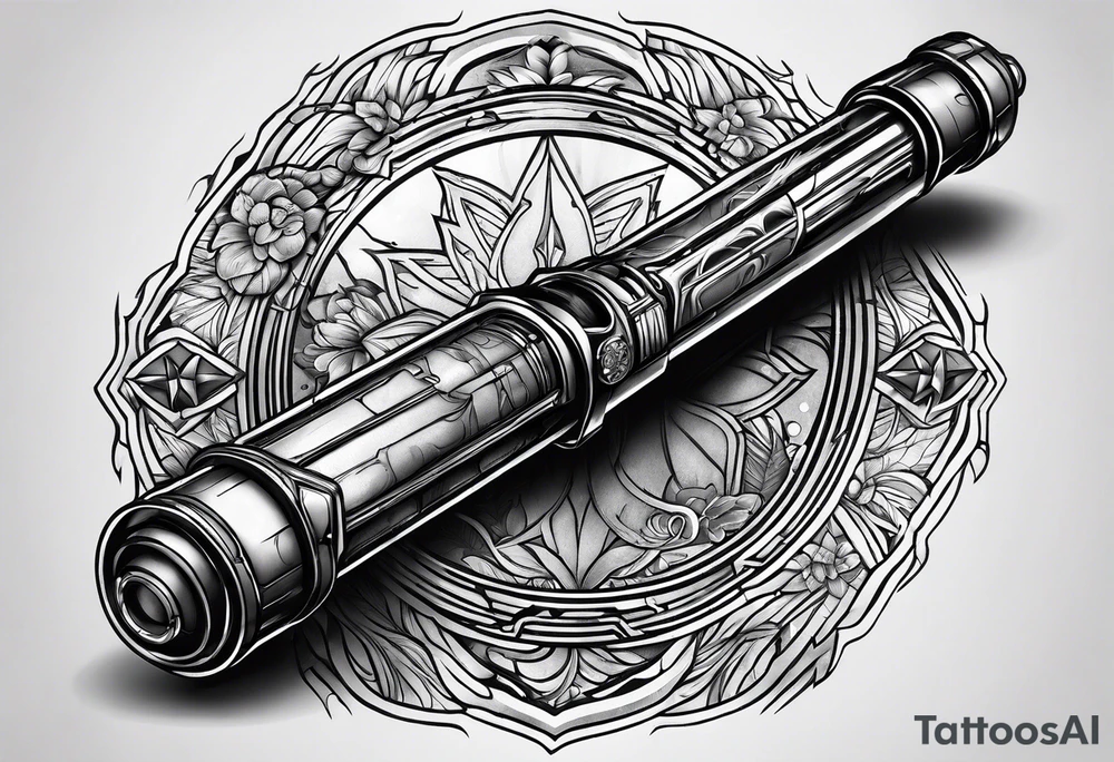 light saber tattoo idea