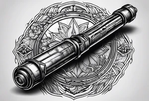 light saber tattoo idea
