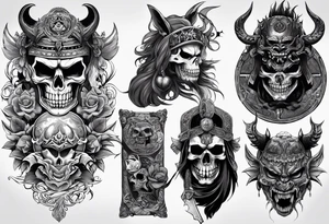 left full hand sleeve, 
im serbian 24 yo i love mafia, skulls, oni samurai also animes, games, i live a fast life also i love tribals tattoo idea