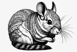 Chinchilla tattoo idea