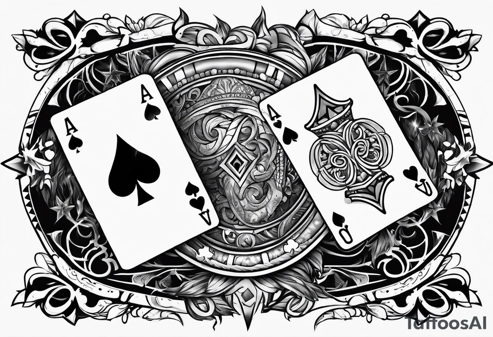 poker tattoo idea