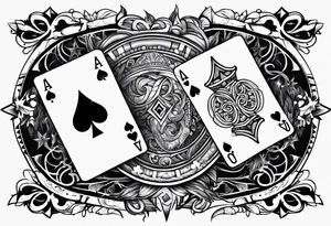 poker tattoo idea