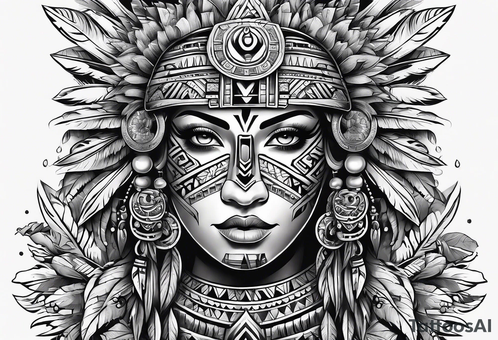 Aztec tattoo idea