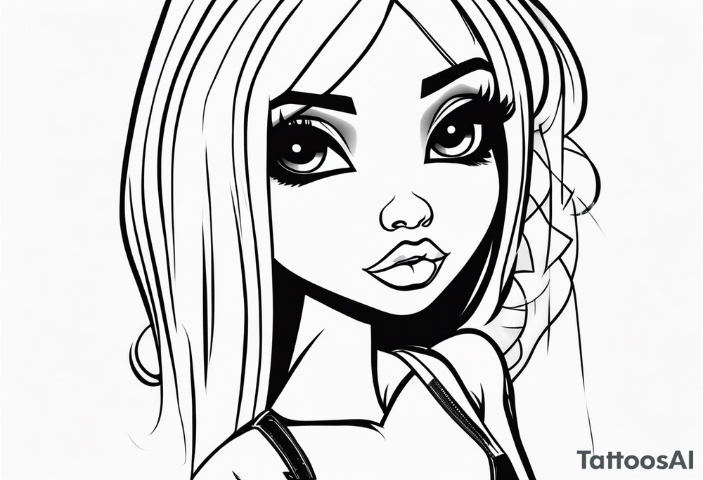 Bratz doll tattoo idea