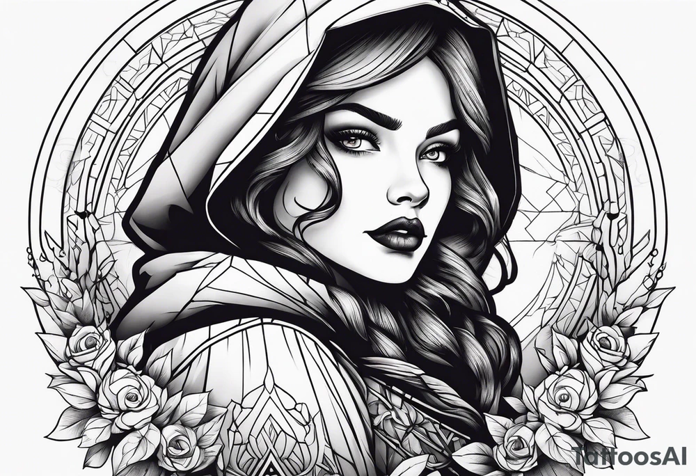 Little red riding hood tattoo idea