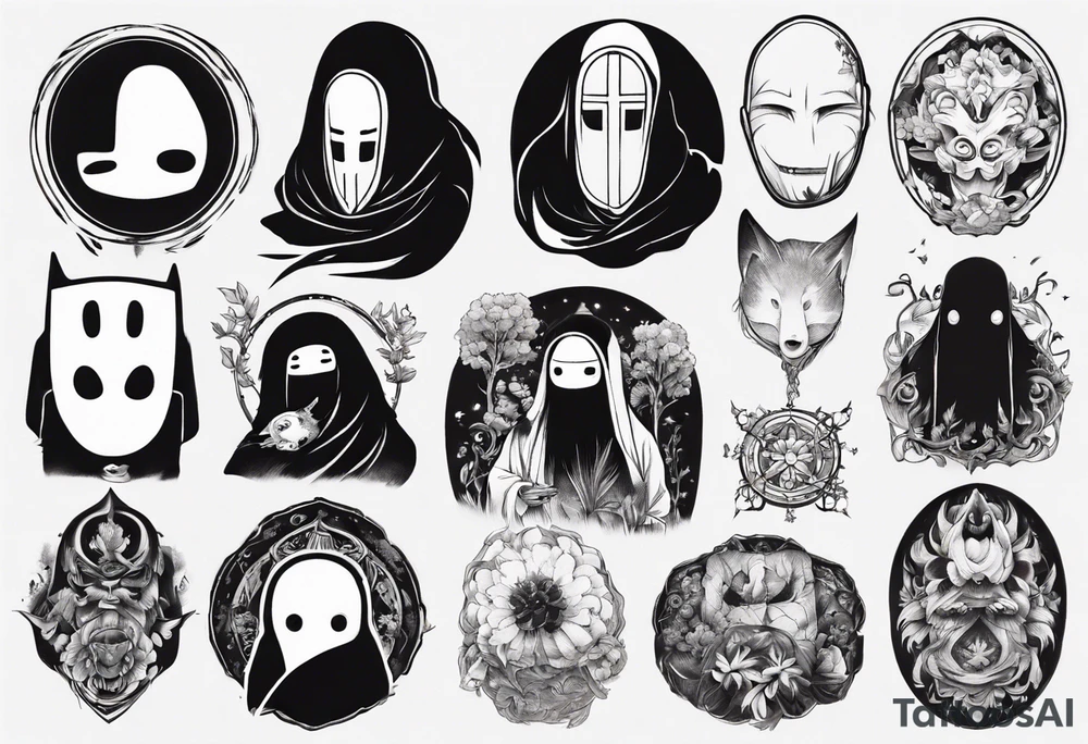No face tattoo idea