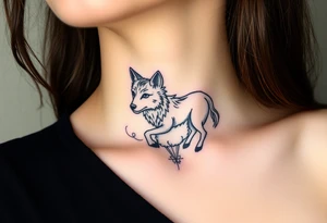 Wolf disguised as a sheep tattoo idea