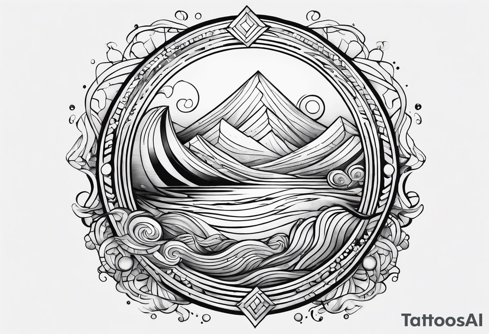 Water element tattoo idea