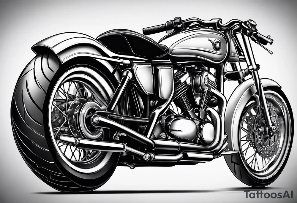 Bike sprokets tattoo idea