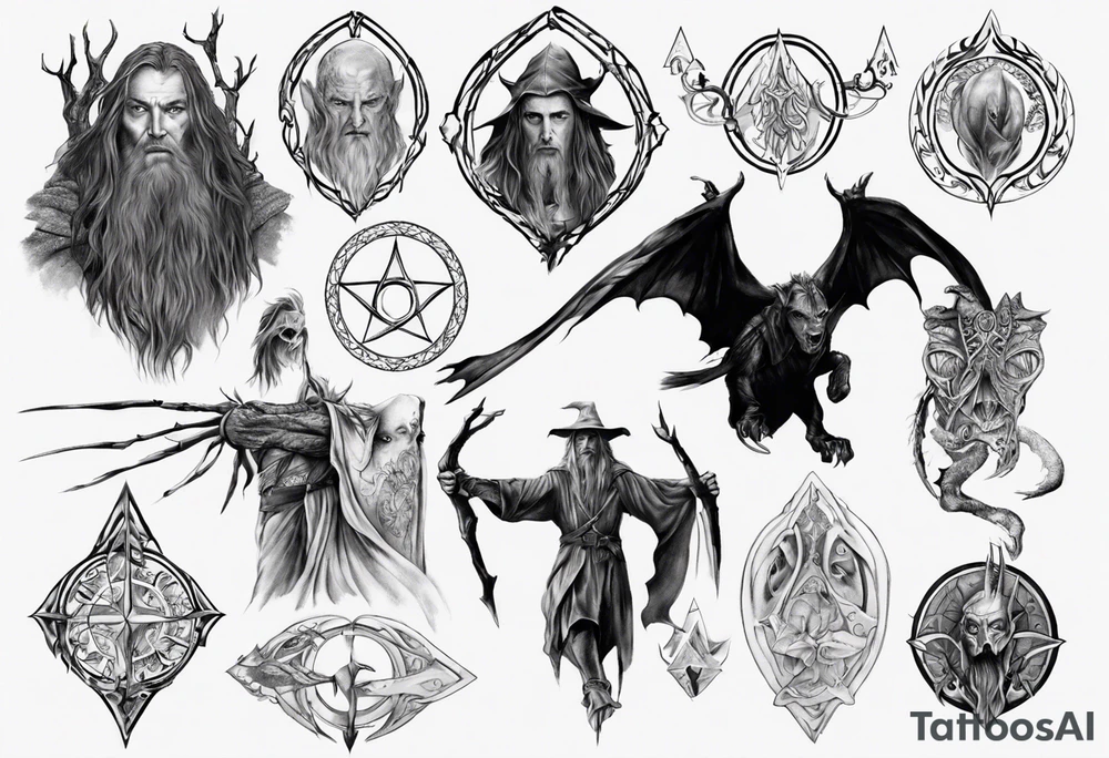 Lord of the rings, tattoo idea
