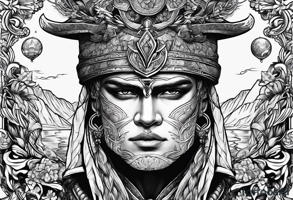 An adventure to live, battle to fight, beauty to love tattoo idea
