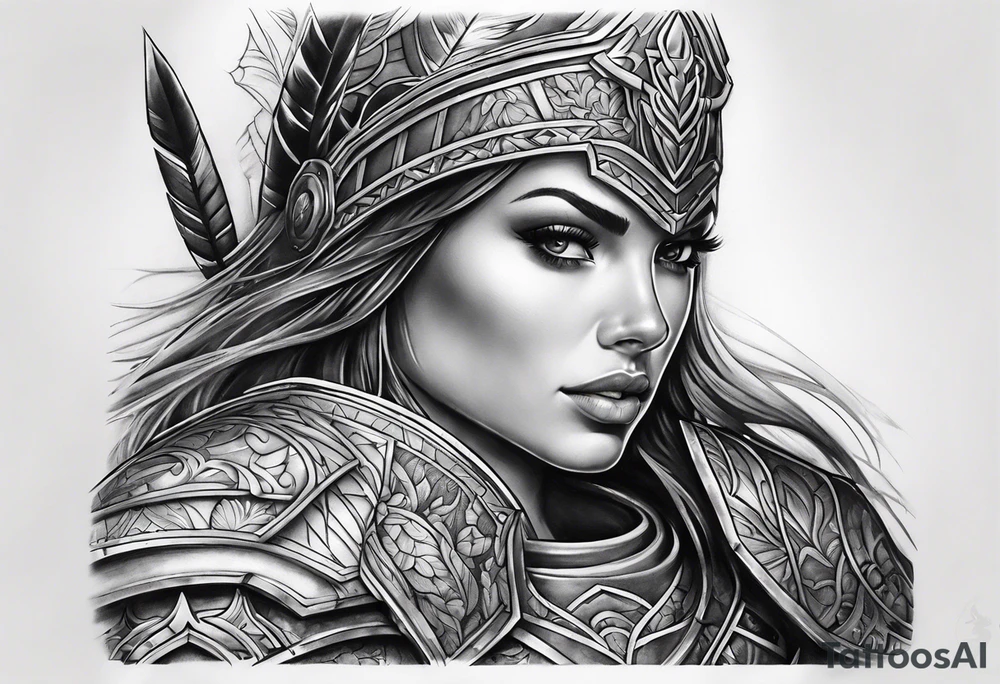 SHOULDER ARMOUR TATTOO tattoo idea
