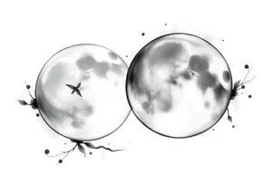 Moons tattoo idea
