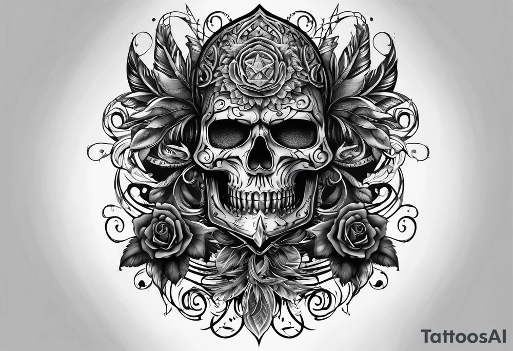 dark soul tattoo idea
