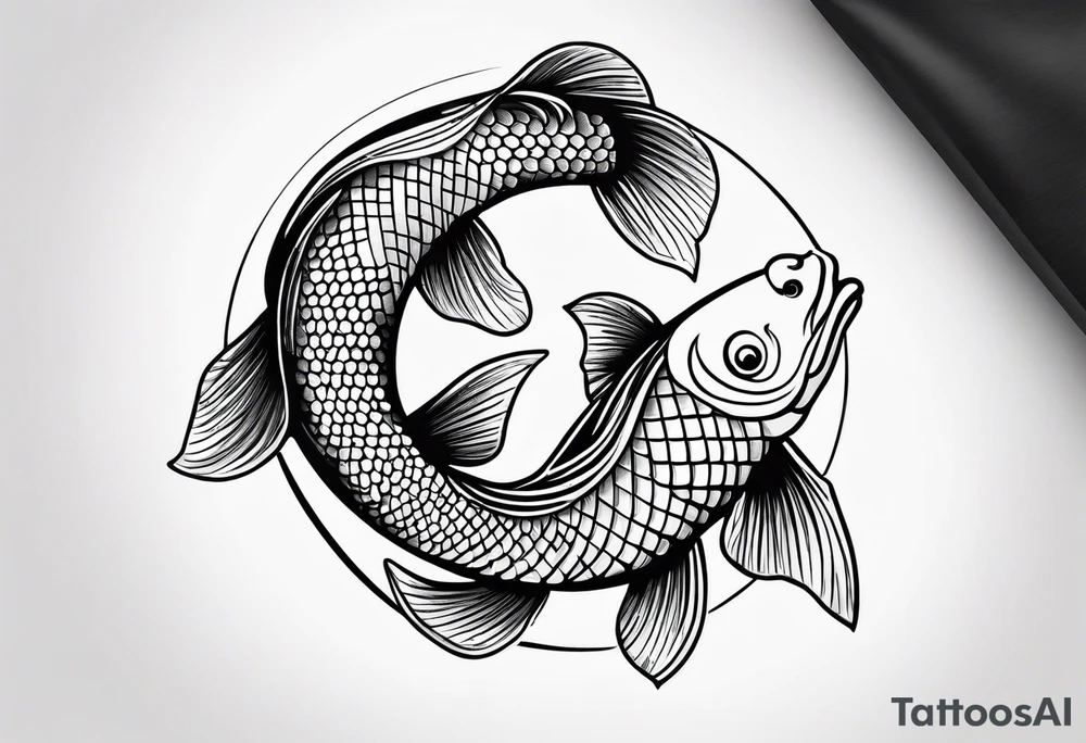 koi fish tattoo idea