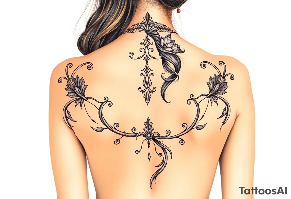 Goddess warrior sexy slutty 
woman tattoo idea