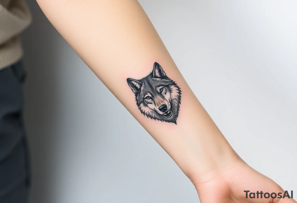 Wolf tattoo idea