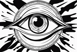 Hellsing bleeding tear eye tattoo tattoo idea