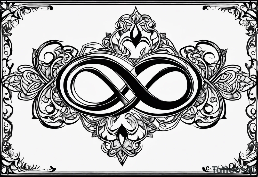 infinity symbol tattoo idea