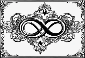 infinity symbol tattoo idea