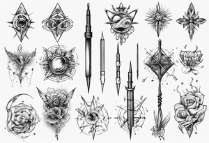 Needle tattoo idea