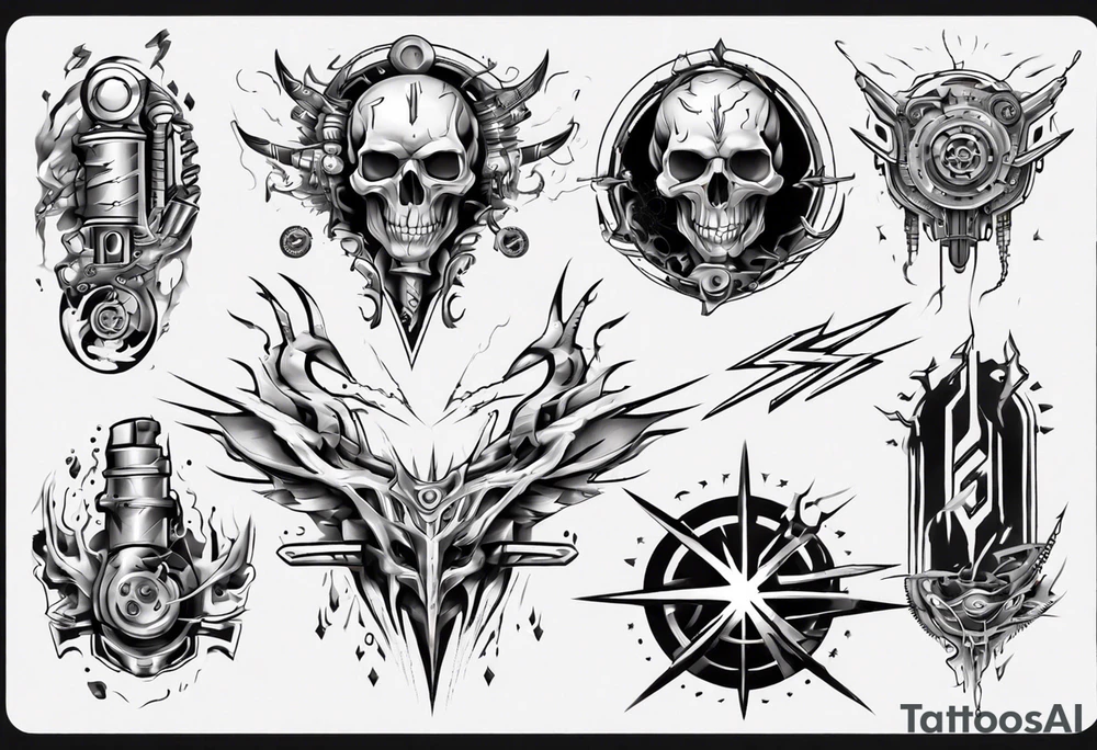 lightning tattoo idea
