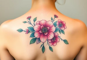 Looking for a cover-up tattoo with flowers pastel colors for months September, January, June, May, and July. tattoo idea