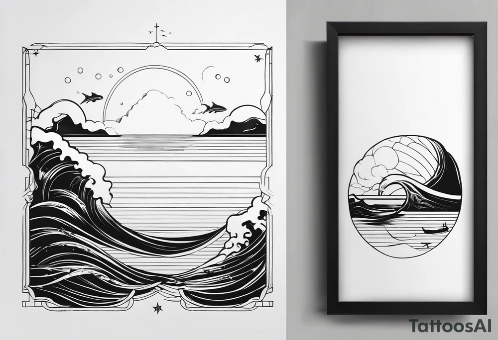 Sea tattoo tattoo idea