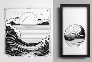 Sea tattoo tattoo idea