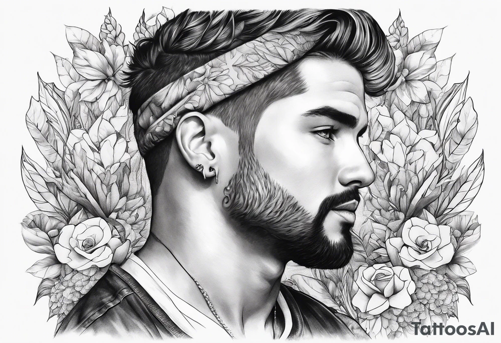 Love, source, abundance, male tattoo idea