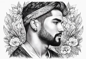 Love, source, abundance, male tattoo idea
