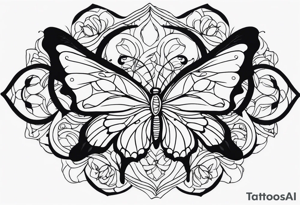 Butterflies tattoo idea