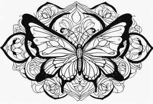 Butterflies tattoo idea