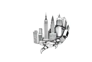 New York theme tattoo tattoo idea