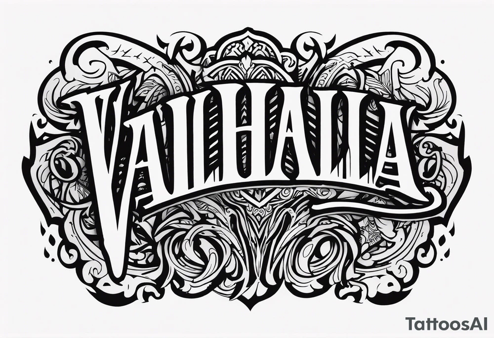 Valhalla tattoo idea