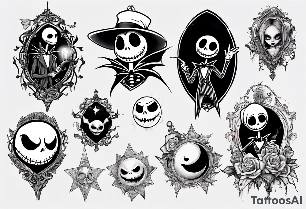 jack skellington tattoo idea