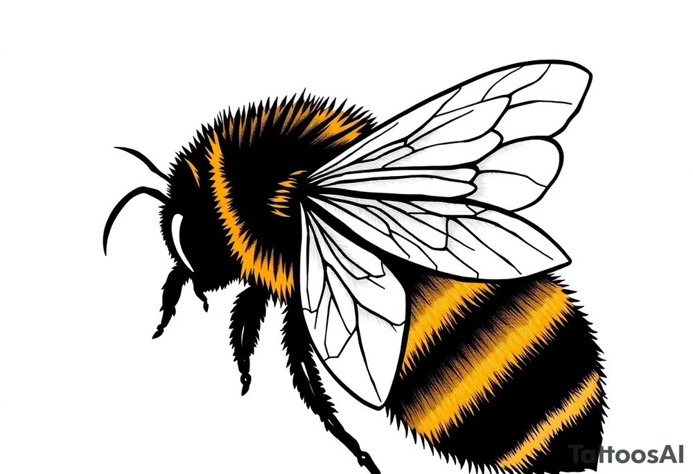 bumblebee tattoo idea