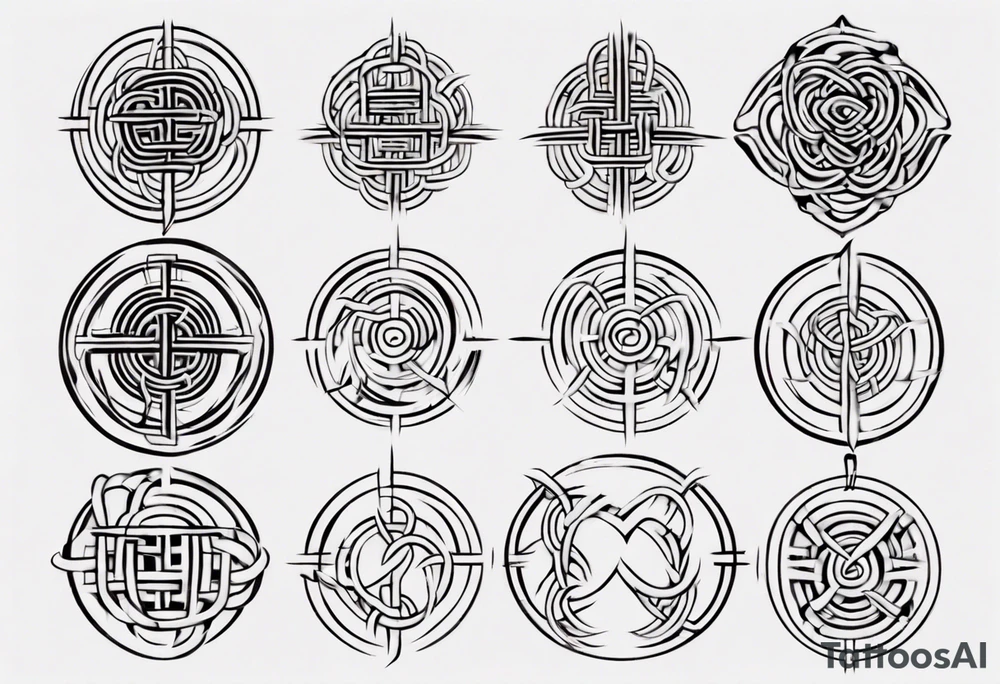 Prime knot 6,1 but very simple and clean tattoo idea