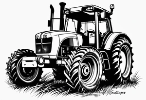 Tractor tattoo idea
