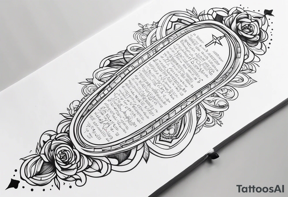 Sleeve with bible verses religious tattoo idea