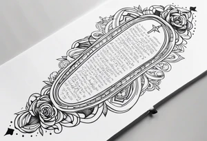 Sleeve with bible verses religious tattoo idea