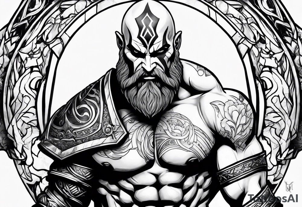 Kratos tattoo idea