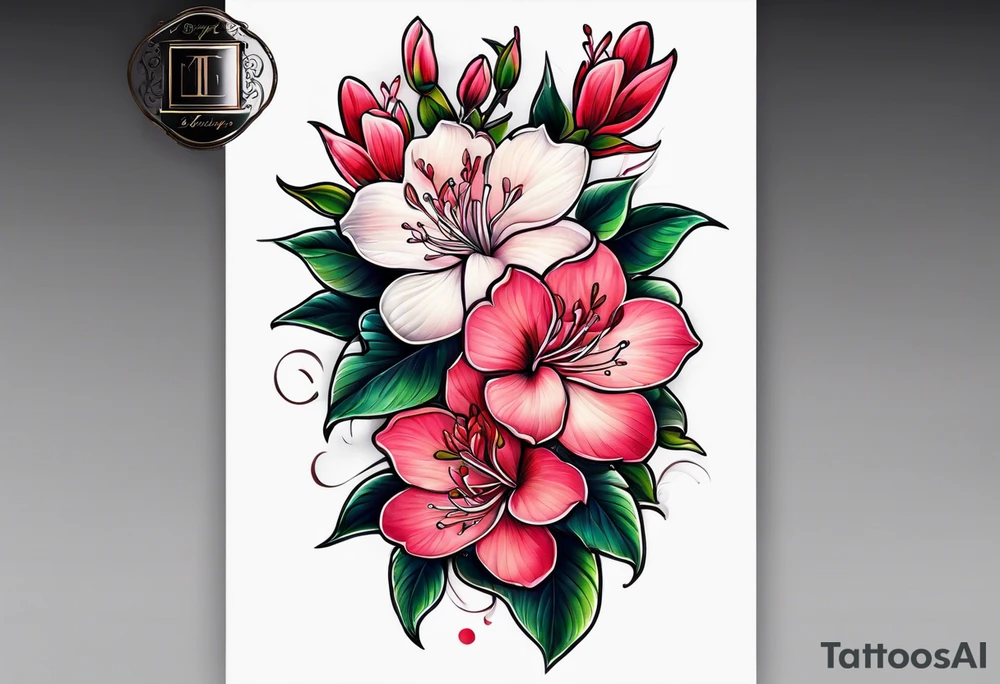azalea tattoo idea