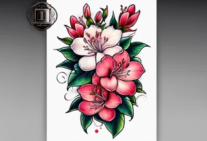 azalea tattoo idea