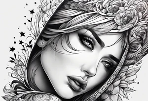 extreme joint pain breaking through skin on arm sorrow sad tattoo idea