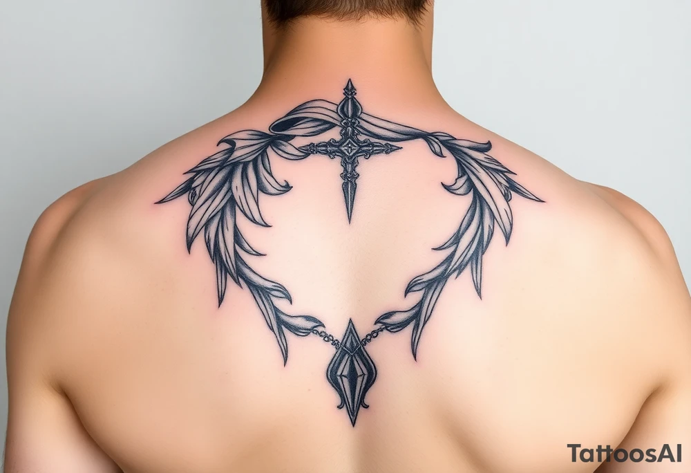 Feminine coverup tattoo idea