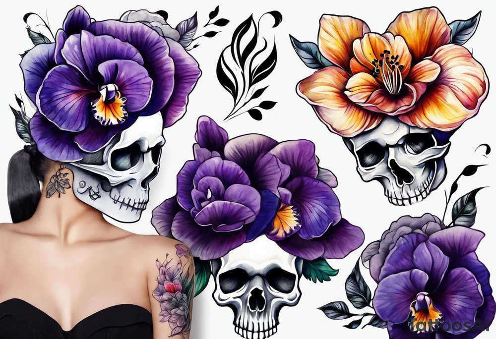 Violet tattoo idea
