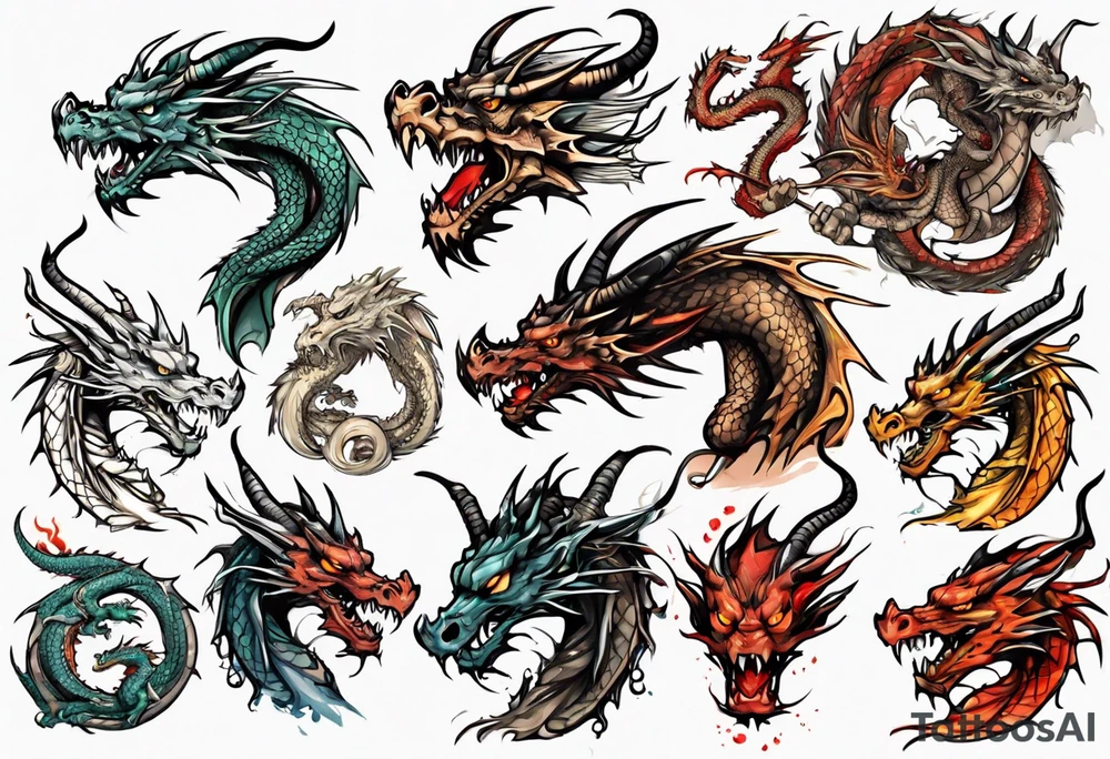 dragon tattoo idea